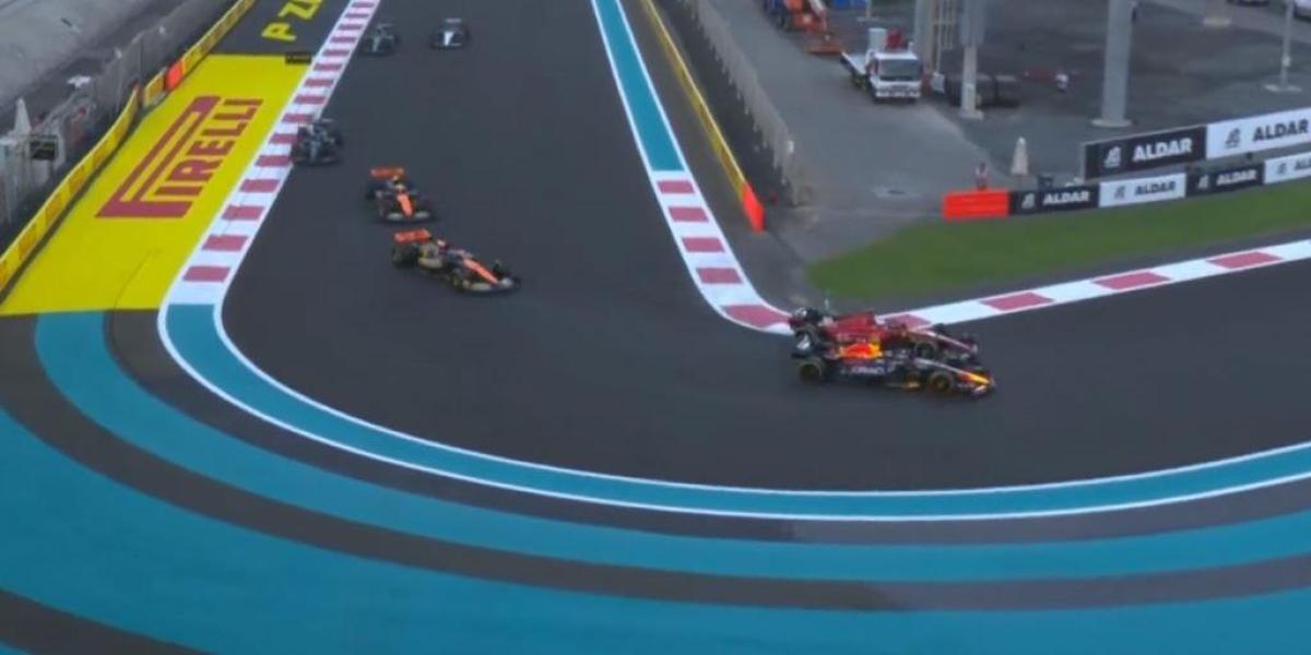 Saltan chispas entre Verstappen y Leclerc
