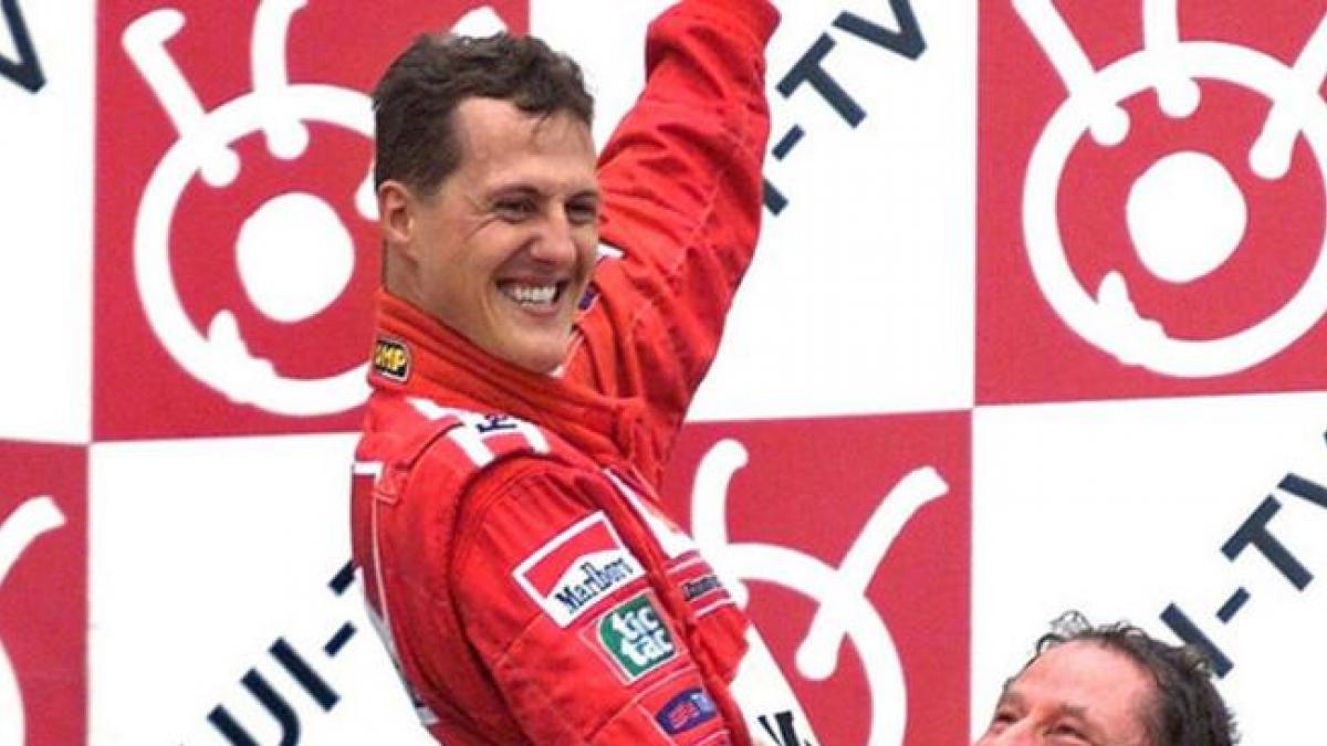 He oído decir a gente de la Fórmula Uno que Michael Schumacher está sentado