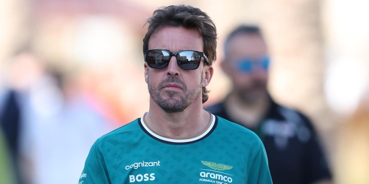 Imagen viral de Fernando Alonso, que recuerda a Michael Schumacher.