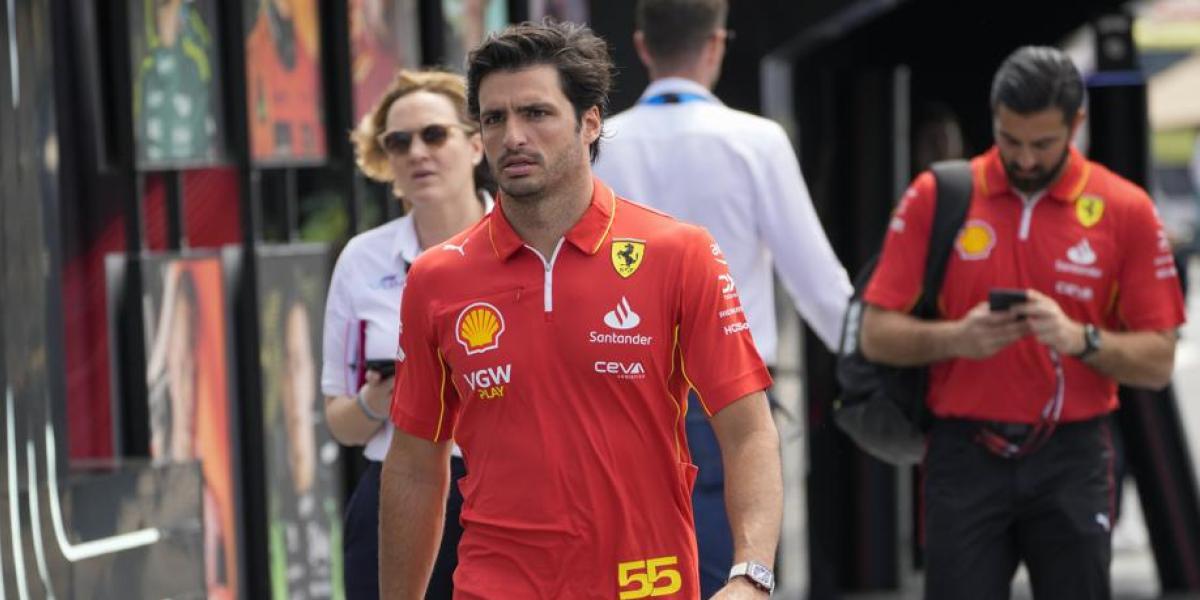 Primer mensaje de Sainz tras ser operado de apendicitis.