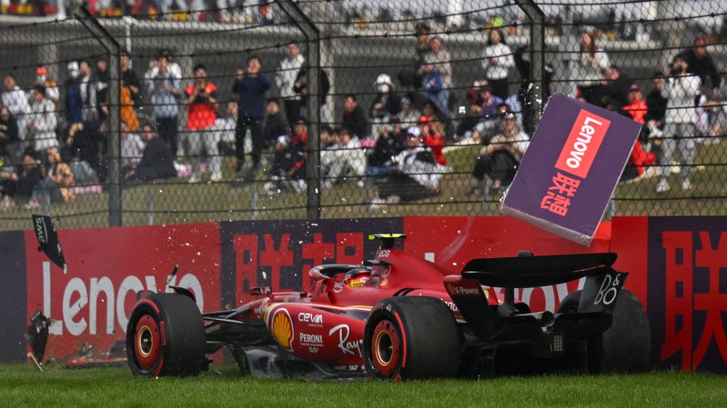 El español Sainz en la séptima parrilla con un Ferrari.
