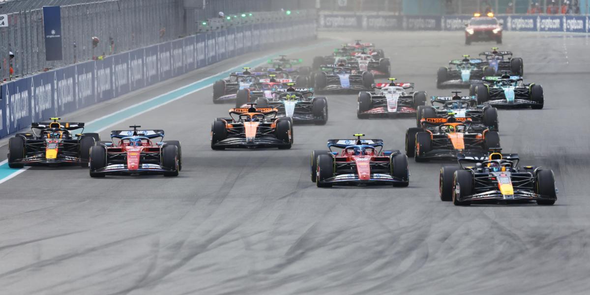 Clasificación del mundial de F1 tras la derrota de Verstappen en Miami: Sainz y...