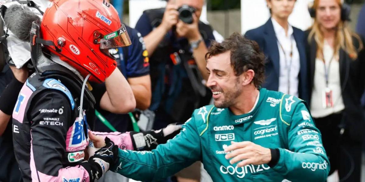 Alonso elogia a Ocon: Es un piloto al que suelo respetar El español y...