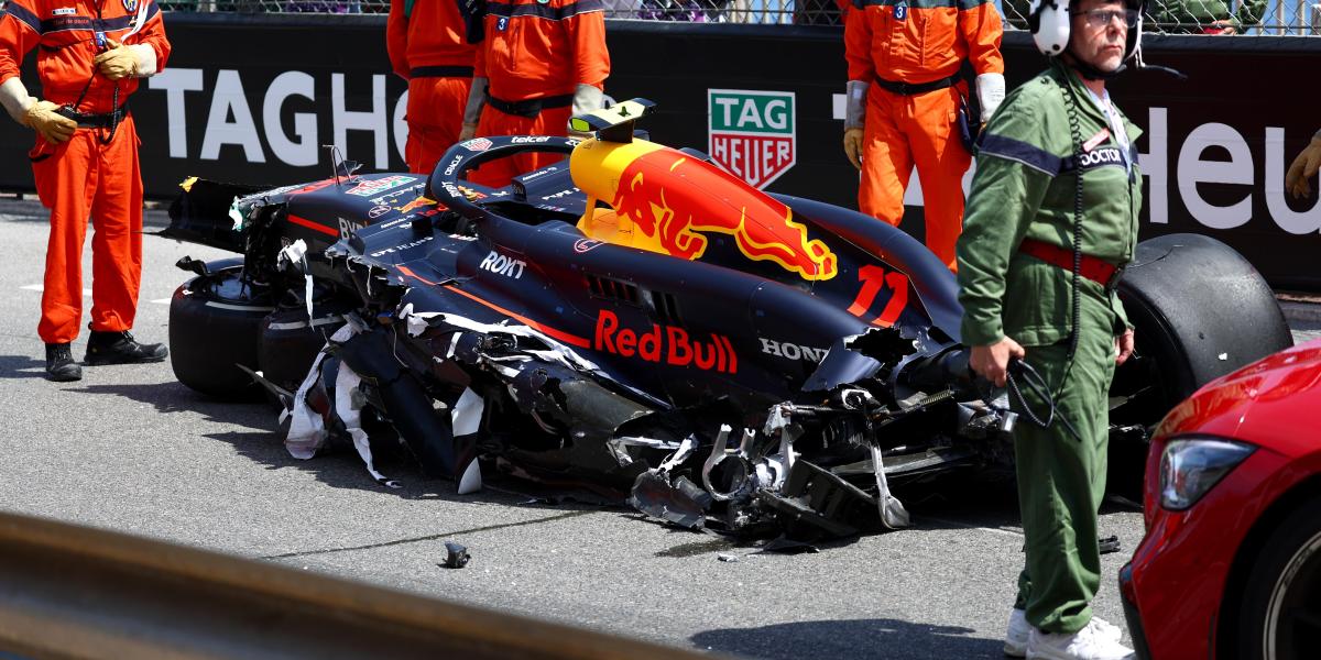 El accidente de Pérez en Mónaco le costó a Red Bull un millón.