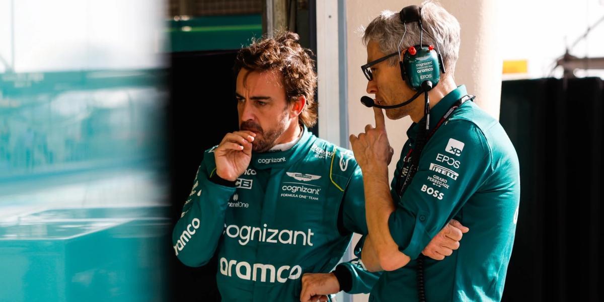 Aston Martin promete una mejora de Alonso tras su queja.