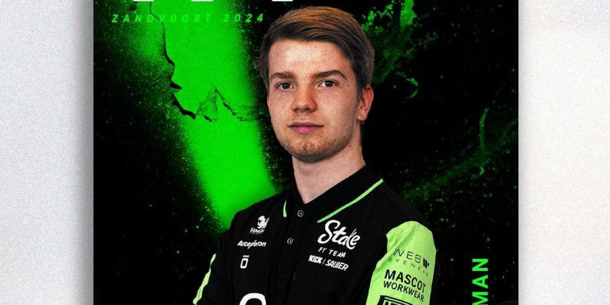 Schwarzmann sustituirá a Bottas en la primera sesión de entrenamientos libres en Zandvoort.