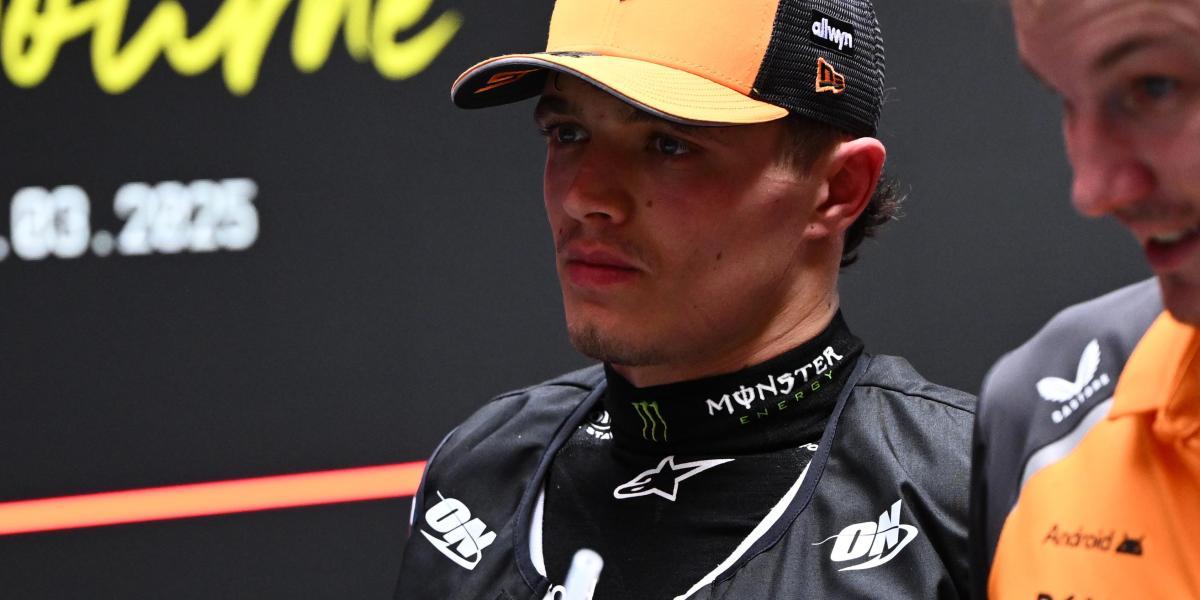 Norris: Sabemos lo veloces que son Verstappen y Red Bull en mojado.