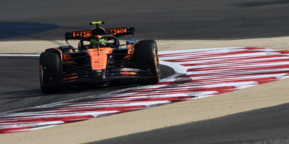Norris encabeza la tabla en Bahréin en unos Libres 1 sin Alonso, Sainz y...