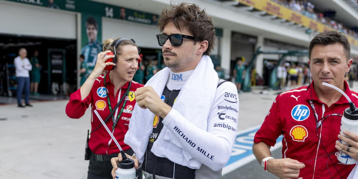 La reacción de Leclerc a las quejas e indignación de Hamilton: No sé qué...
