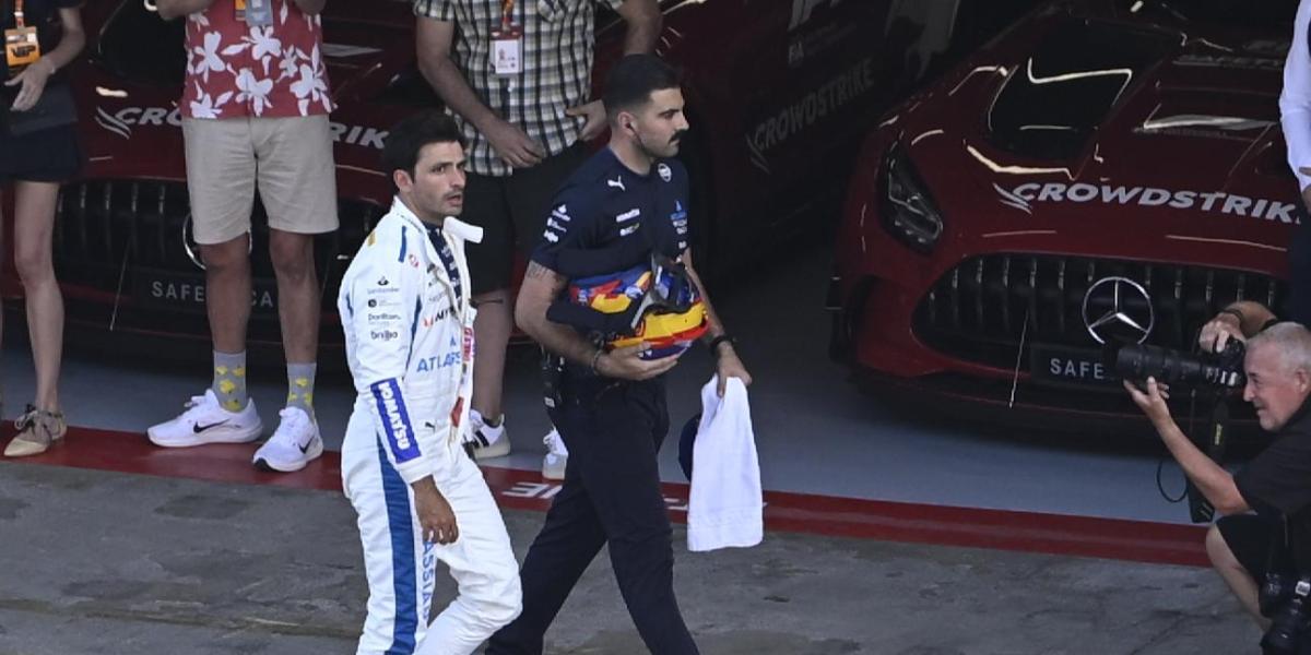 Sainz descarta el alarmismo tras lo sucedido en Barcelona: En Canadá volveremos a batallar...