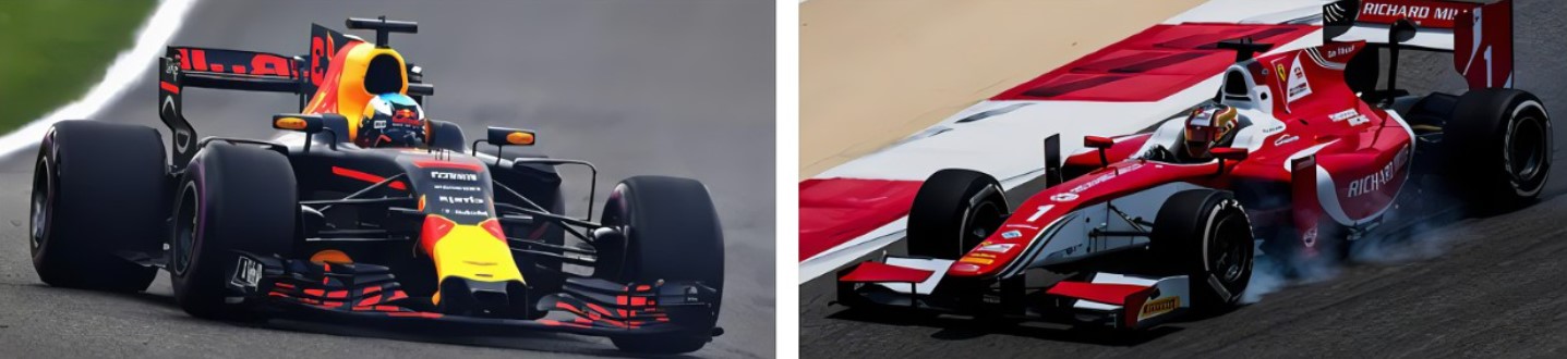 Diferencias entre F1 y F2