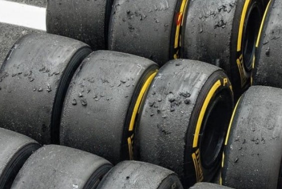 Reciclado de neumáticos de F1